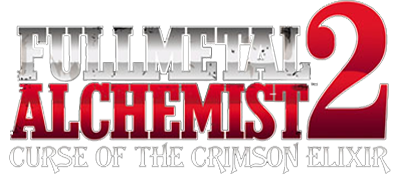 Fullmetal Alchemist 2 Curse of the Crimson Elixir title screen for Playstation 2